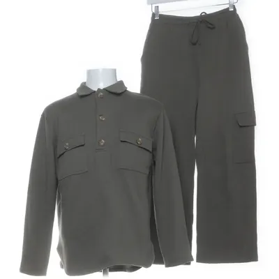 Mjukisset (Grön) från Zara Bomull, Polyester