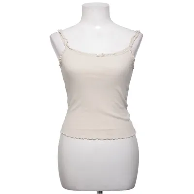 Tanktop (Beige) van Divided by H&M Katoen, Polyester