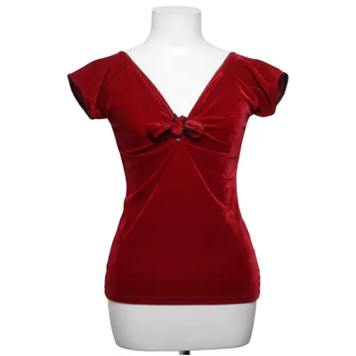 Topp (Röd) från Hell Bunny Elastan, Polyester