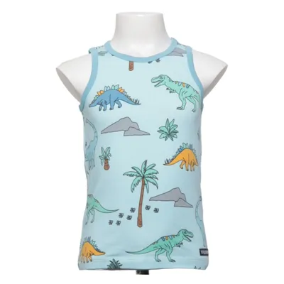 Tank Top (Blue, Multicolored) from Villervalla Elastane, Organic cotton
