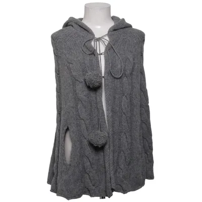 Poncho (Grau) von Månestråle Polyamid, Wolle