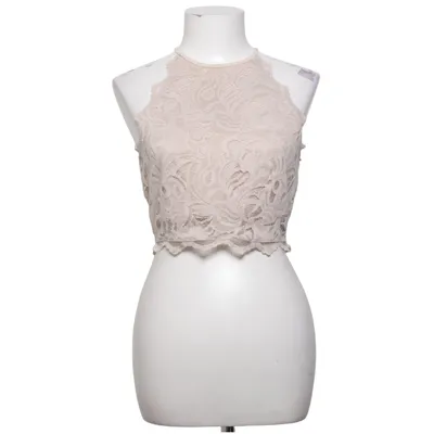 Crop top (Rose) de H&M Party Élasthane, Coton, Polyamide