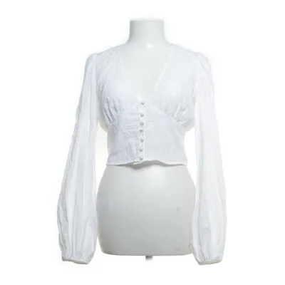 Crop top (Wit) van Nelly Katoen