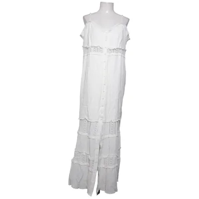 Maxikleid (Weiß) von Divided by H&M Viskose, Polyamid