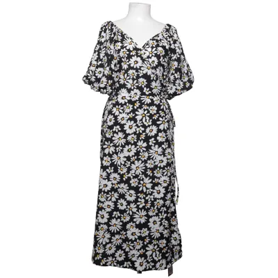 Slå-om-kjole (Sort, Hvid, Flerfarvet) fra Influence Polyester
