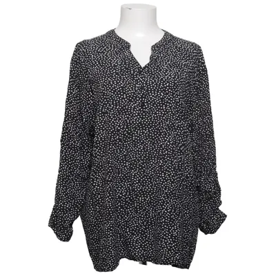 Bluse (Schwarz, Weiß) von "SU" Baumwolle, Polyester