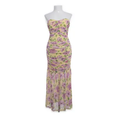 Cocktailklänning (Gul, Flerfärgad) från ASOS Design Elastan, Polyester