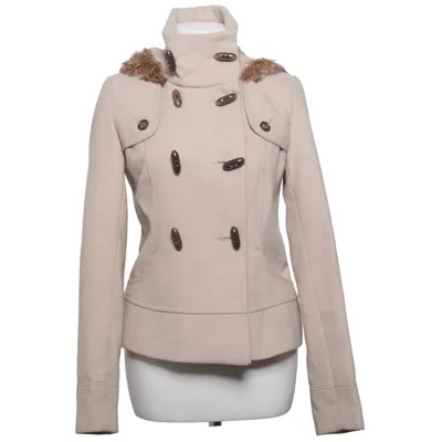 Erwt jas (Beige) van Jane Norman Elastaan, Polyester, Viscose