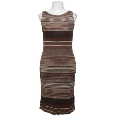 Kjole (Brun, Beige) fra Lauren Ralph Lauren Bomuld, Linned, Viscose