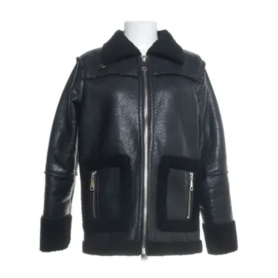 Veste en peau de mouton retournée (Noir) de Carin Wester Polyester, Polyuréthane