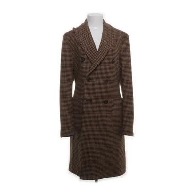 Coat (Beige, Brown) from Lardini Acetate, Cupro, Wool