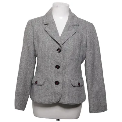 Blazer (Gray) from Giorgio Armani Cotton, Polyamide, Silk, Wool