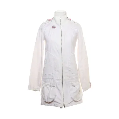 Parka (White, Red, Multicolored) from Blutsgeschwister Cotton, Elastane