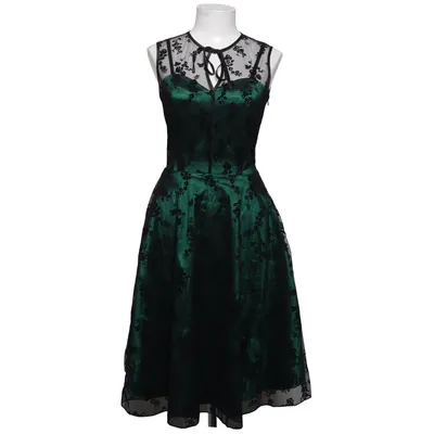 Cocktailklänning (Grön, Svart) från Voodoo Vixen Elastan, Polyamid, Polyester