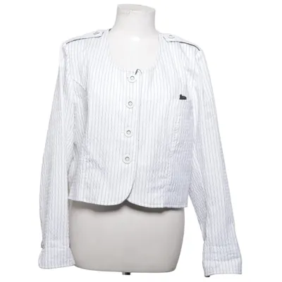 Blazer (Blanc, Noir) de Mac Scott Coton, Élasthane, Polyester