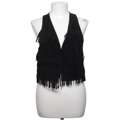Lædervest (Sort) fra Forever 21 Læder, Polyester