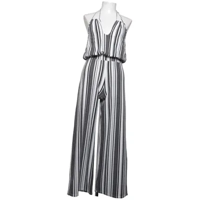 Jumpsuit (Black, White) from Cameo Rose Elastane, Polyester