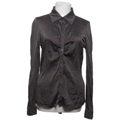 Bluse (Grå) fra Emporio Armani Elastan, Silke