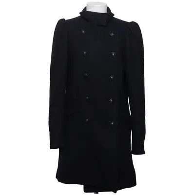 Coat (Black) from Mango Suit Polyamide, Polyester, Viscose, Wool