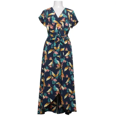 Robe portefeuille (Bleu, Multicolore) de Z-One Polyester