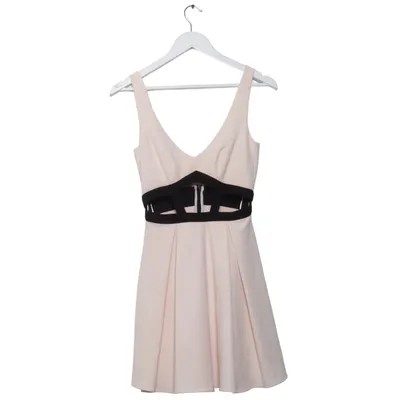 Robe (Rose, Noir) de Bershka Dressy Collection Élasthane, Polyester