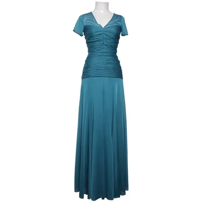 Abendkleid (Blau) von Halston Heritage Elasthan, Polyamid, Polyester
