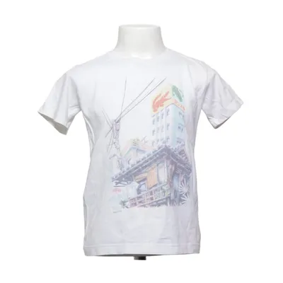 T-shirt (White, Multicolored) from Lacoste Cotton