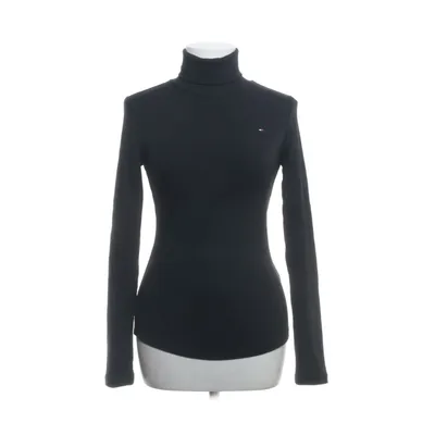Polotröja (Svart) från Tommy Hilfiger Elastan, Viskos