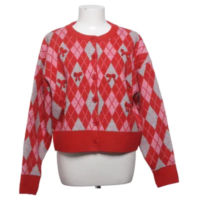Kofta (Röd, Rosa, Flerfärgad) från Next Akryl, Elastan, Återvunnen polyester, Ull