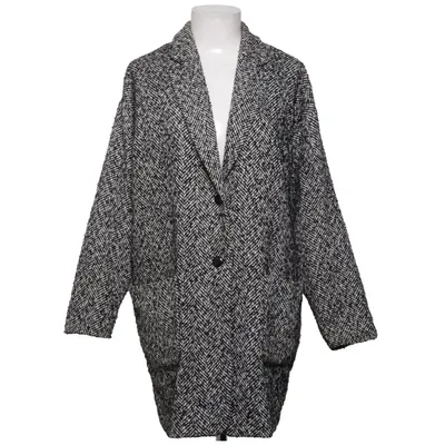 Coat (Black, White) from Magasin Polyester