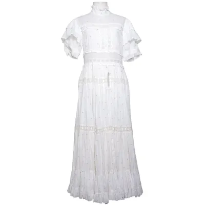 Maxi dress (White) from By Malina Cotton
