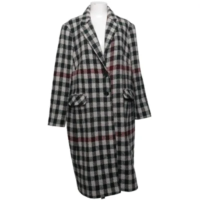 Coat (Like new, wool, check.) from Helene Berman London Acetate, Acrylic, Polyester, Wool