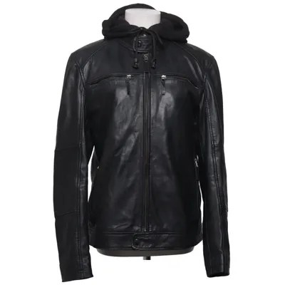 Veste en cuir (Noir) de Hollies Stockholm Cuir, Polyester