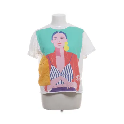 T-shirt (Wit, Meerkleurig) van Zara W&B Collection