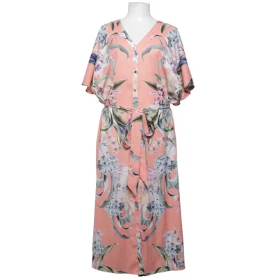 lindex pink dress Rib-knitted Maxi dress - pink
