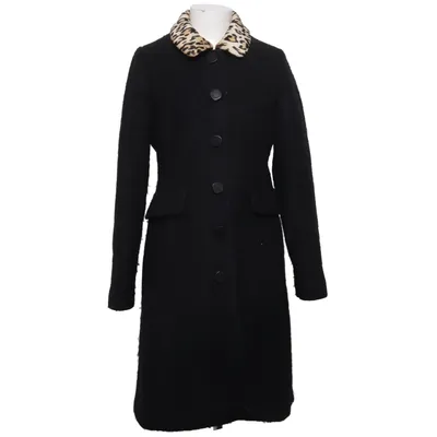 Manteau (Noir) de King Louie Polyester, Laine