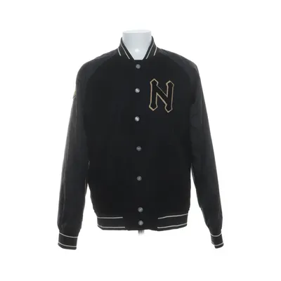Collegejakke (Sort, Hvid) fra Nixon Polyester, Uld