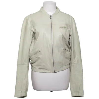 Veste en cuir (Beige) de Hope Coton, Cuir, Polyester