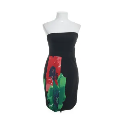 Cocktail dress (Black, Multicolored) from Mina UK Polyester, Silk
