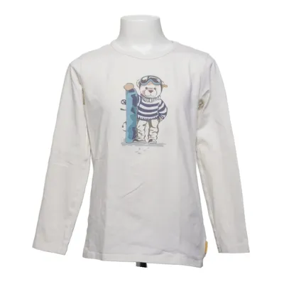 T-shirt à manches longues (Blanc) de Steiff Coton, Élasthane