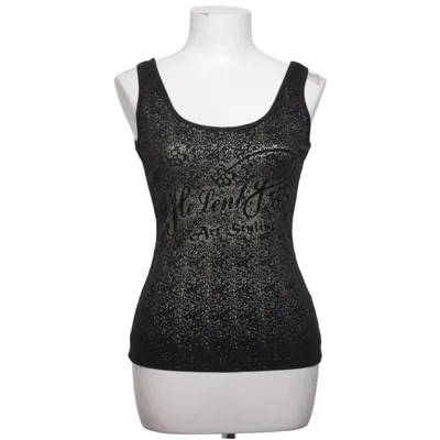 Tanktop (Sort, Sølv) fra Helen Bomuld, Elastan