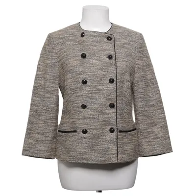 Blazer (Beige, Sort) fra Andiata Elastan, Metallfiber, Polyamid, Polyester, Polyurethan