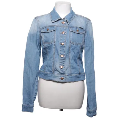 Veste en jean (Bleu) de ONLY Coton, Élasthane