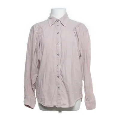 Denim shirt (Pink) from Mango Denim Cotton