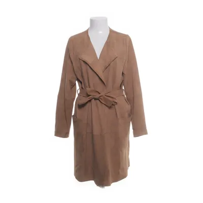 Läderkappa (Brun) från Lexington Mocka, Bomull, Skinn