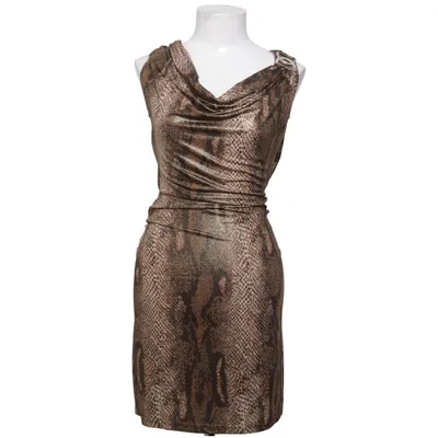 Robe (Marron, Or) de Dekolte Élasthane, Polyester