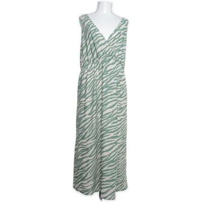 Maxi dress (Green, Multicolored) from Premaman Elastane, Polyester