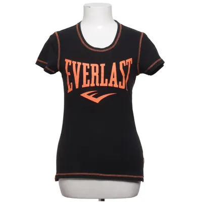 T-shirt (Noir, Orange) de Everlast Coton, Élasthane