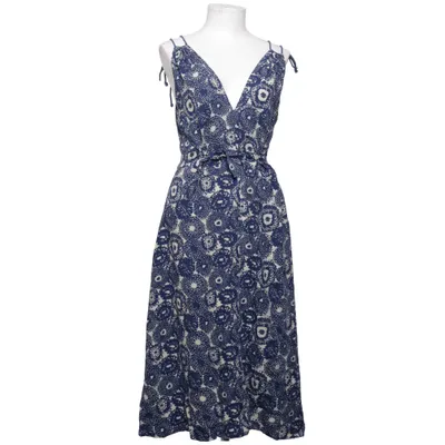 Långklänning (Blå, Vit) från POP England Viskos