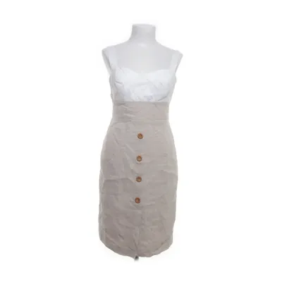 Dress (White, Beige) from Diane von Furstenberg Linen, Silk, Cotton, Polyester